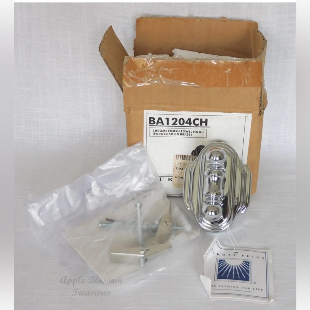 Murray Feiss Bath Accessories Robe/Towel Hook BA1204CH Chrome